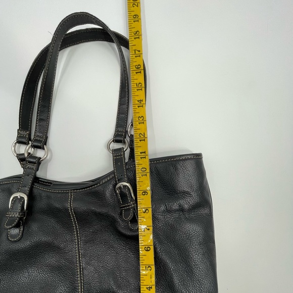 The Sak Black Pebble Leather Tote - Picture 8 of 9